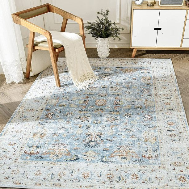 Area Rug Size 3x5 Feet Color Blue