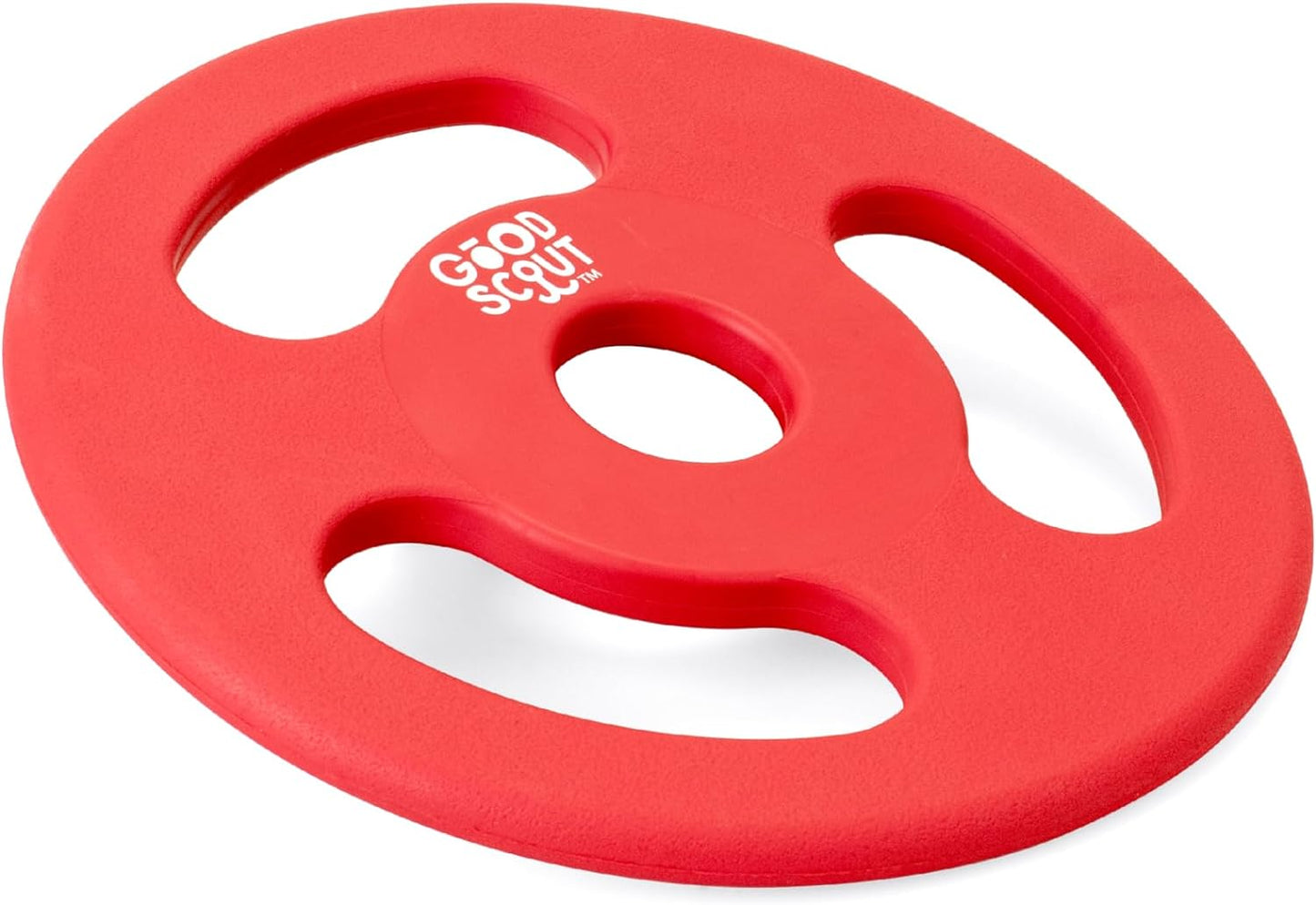 Tugg Frisbee Dog Fetch Toy, Indoor and Outdoor Rubber Dog Toy for Medium and Large Dogs