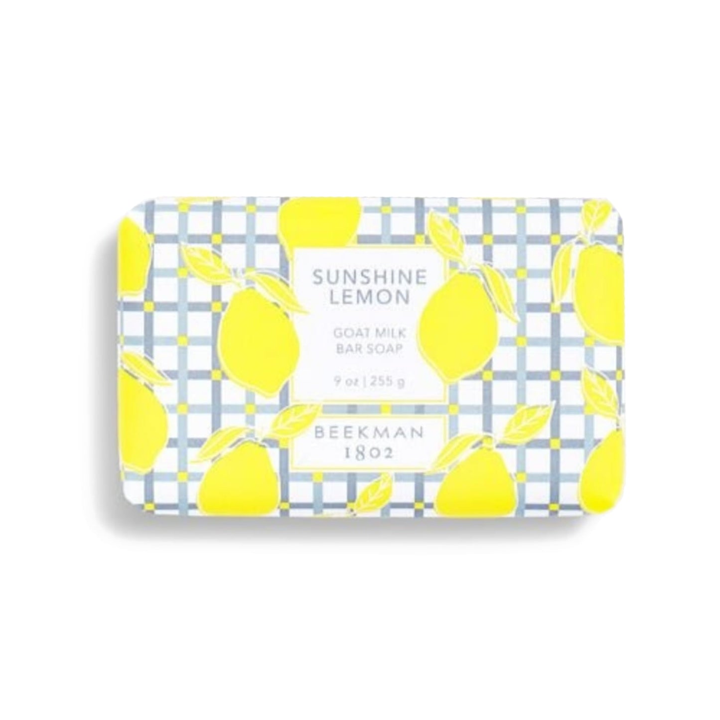 Beekman 1802 Goat Milk Body Soap Bar, Sunshine Lemon - Scented - 9 oz - Nourishes, Moisturizes & Hydrates - 100% Vegetable Soap with Lactic Acid - Good for Sensitive Skin - Cruelty Free
