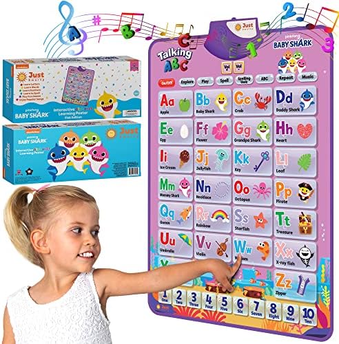 Pinkfong BabyShark Alphabet & Number Learning Resources for Girls Pink Edition | Baby Shark Song Musical Mat | Baby Shark Birthday 1 Year Old Toys | Baby Shark Toys for Toddlers 1-3 | Baby Shark Games