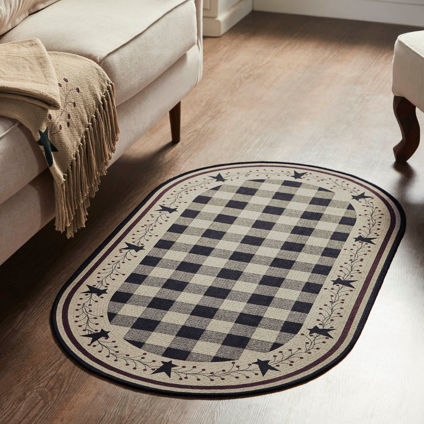 Pip Vinestar Indoor/Outdoor Oval Rug 27x48"