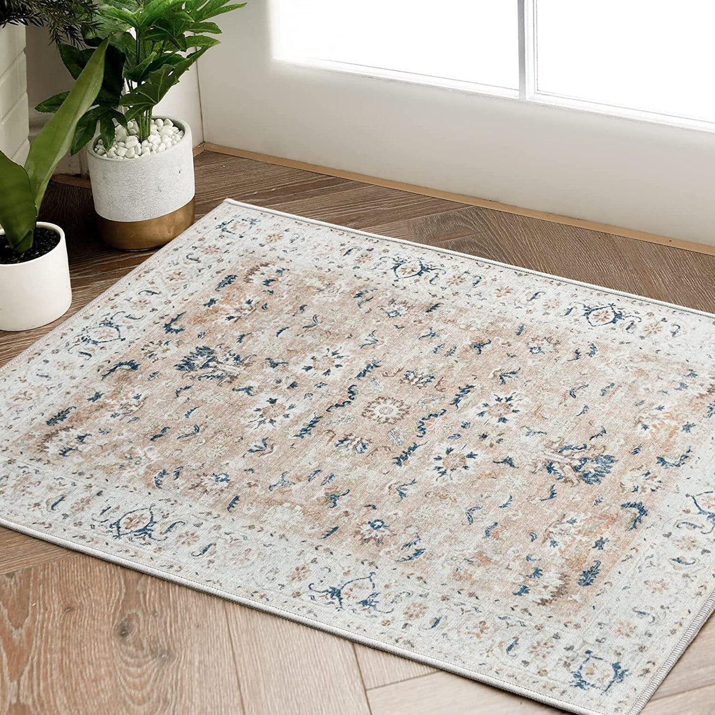 Area Rug Size 2x3 Feet Color Blush