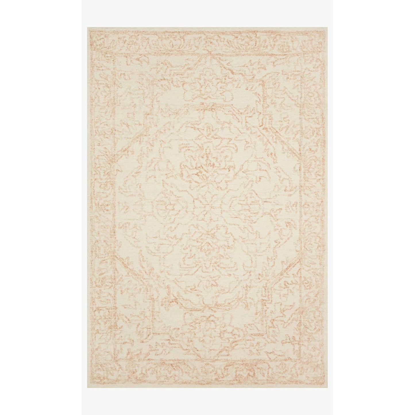 Magnolia Home Annie White/Pink Rug