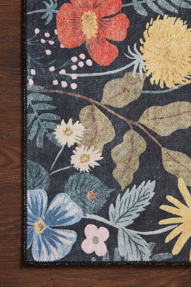 Rifle Paper Co x Loloi Atelier Rug - Strawberry Fields Black