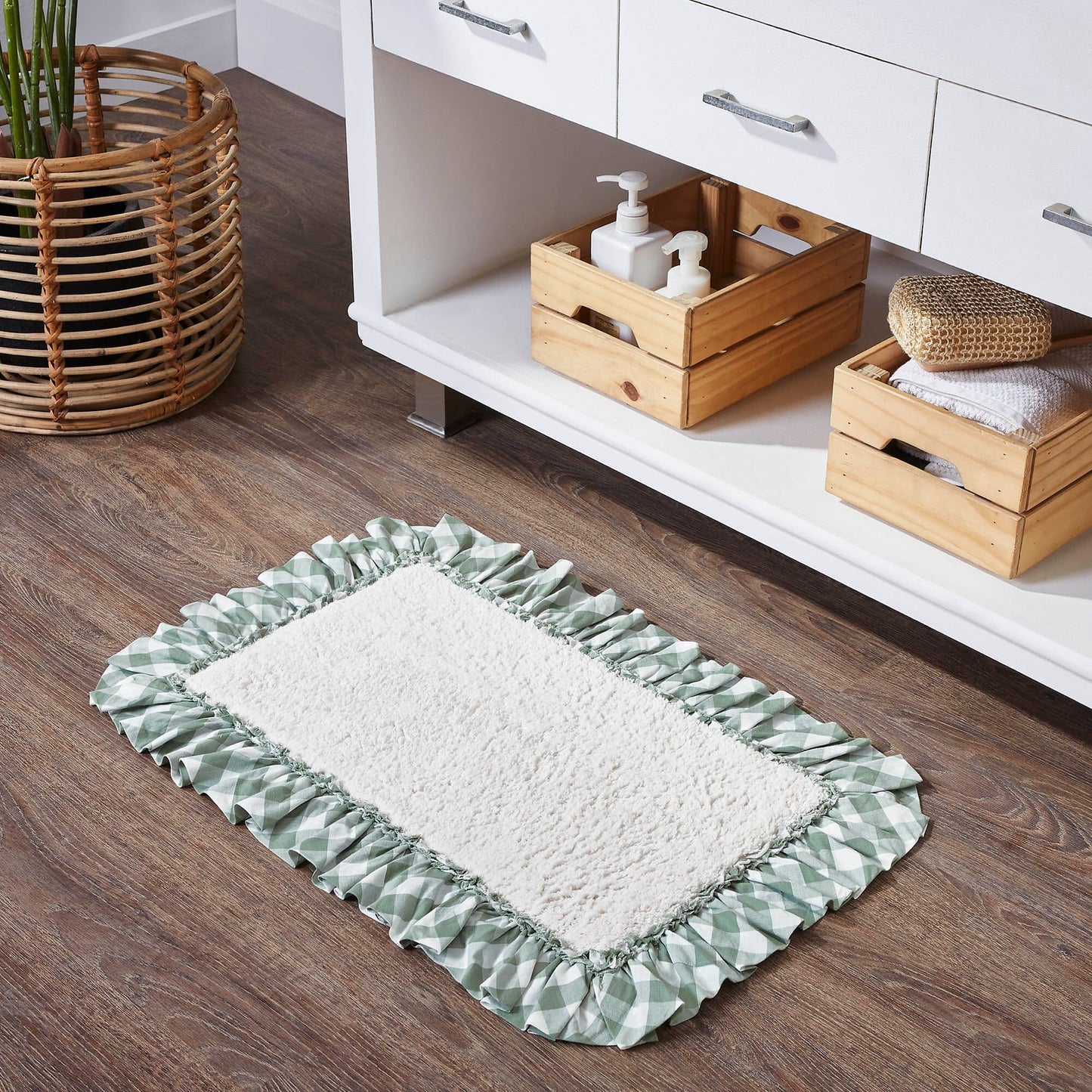 Annie Green Buffalo Check Bathmat 20x30"