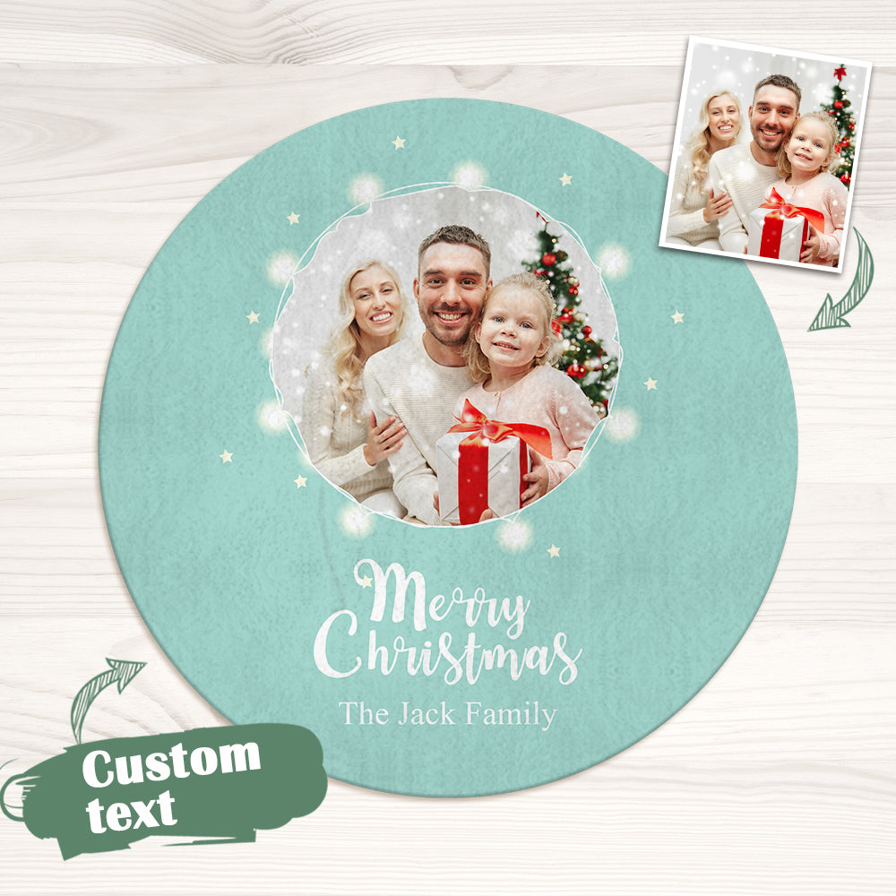 Custom Engraved Photo Rugs Can be Custom for a Variety of Christmas Gifts