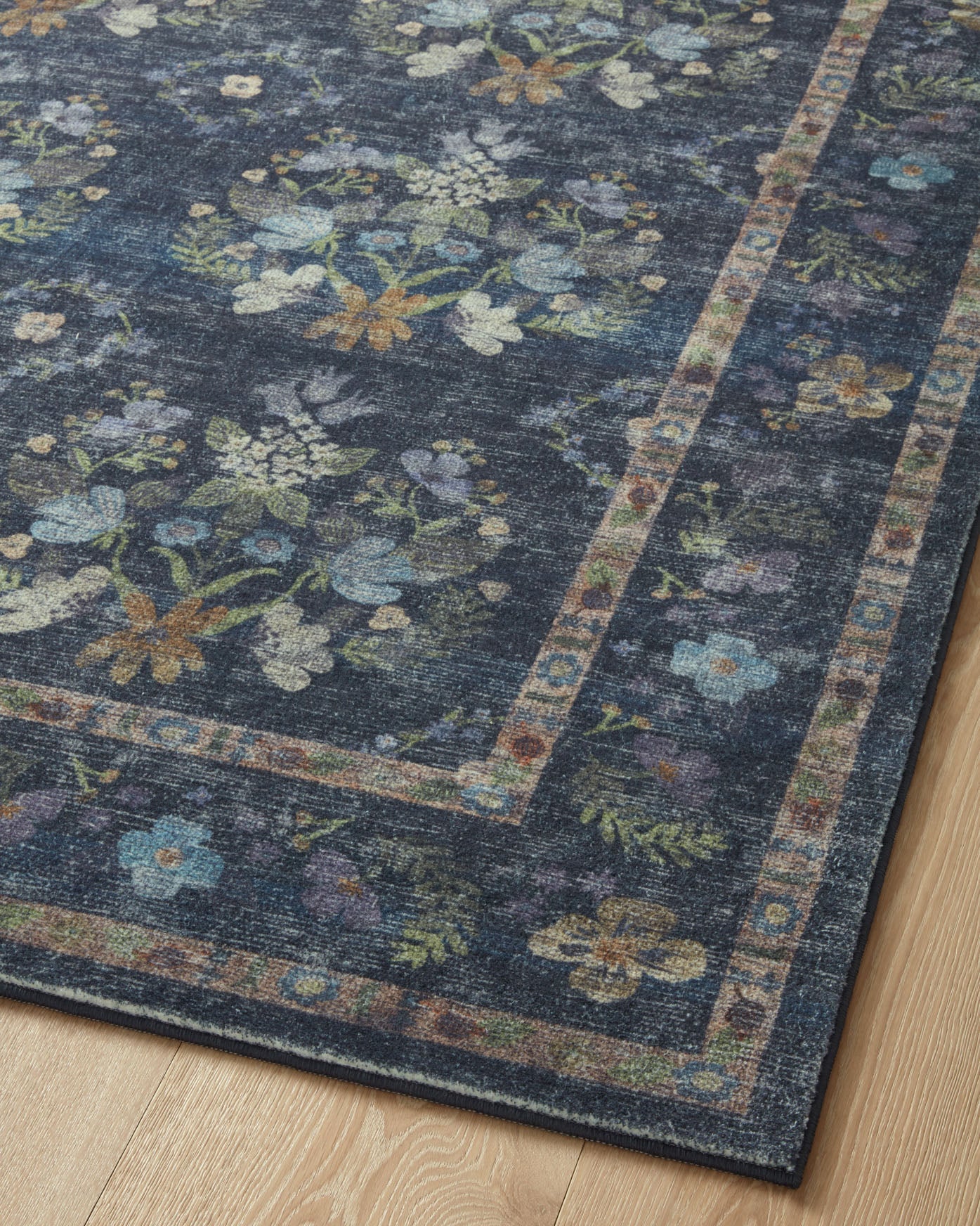 Rifle Paper Co x Loloi Courtyard Rug - Seville Navy (Final Sale)