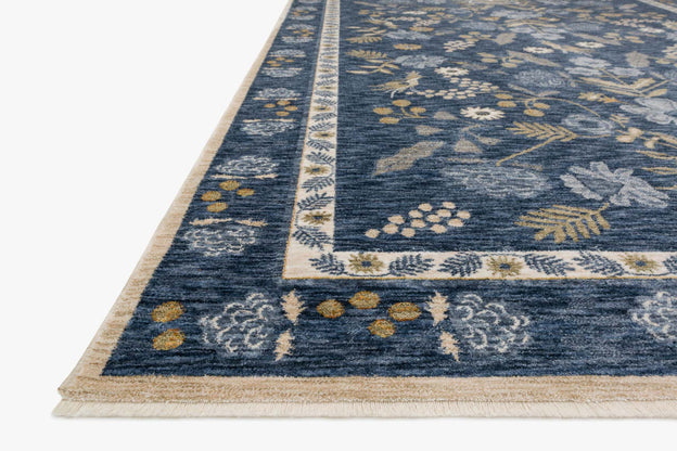 Rifle Paper Co x Loloi Kismet Rug - Amphora Navy