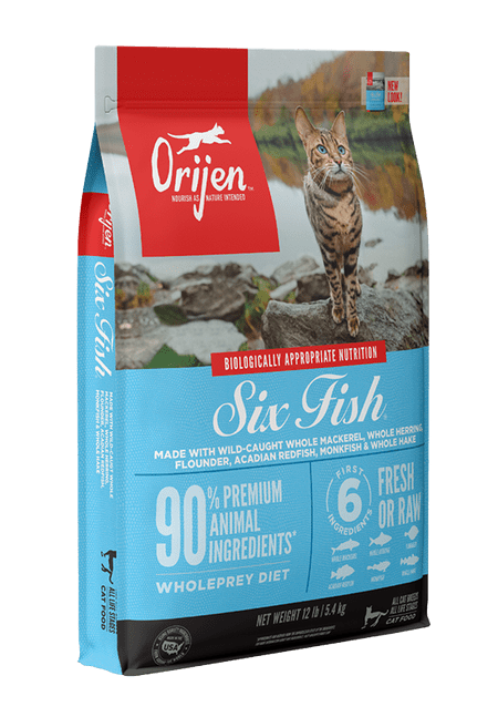 ORIJEN Grain Free Six Fish Dry Cat Food
