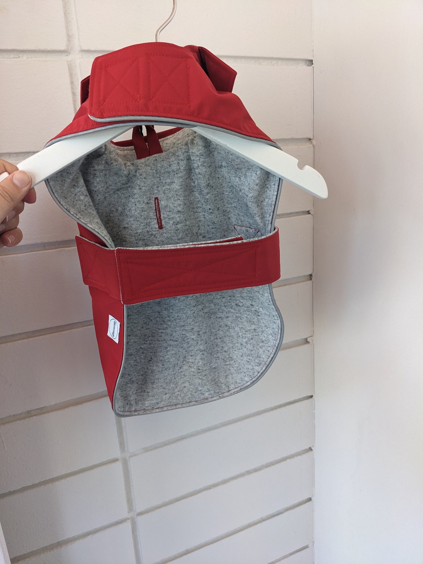 Working Dog Rain Jacket - Red