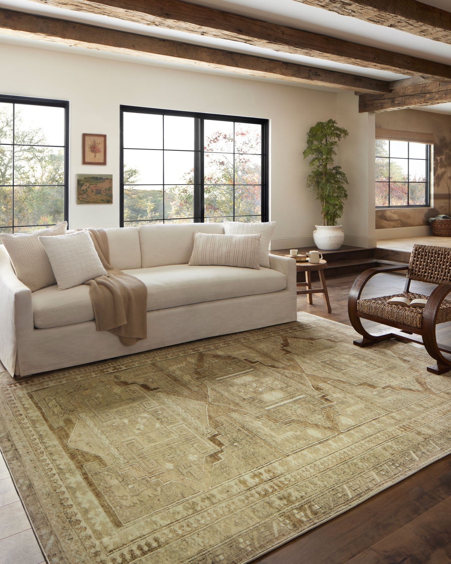Sinclair Khaki Tobacco Rug