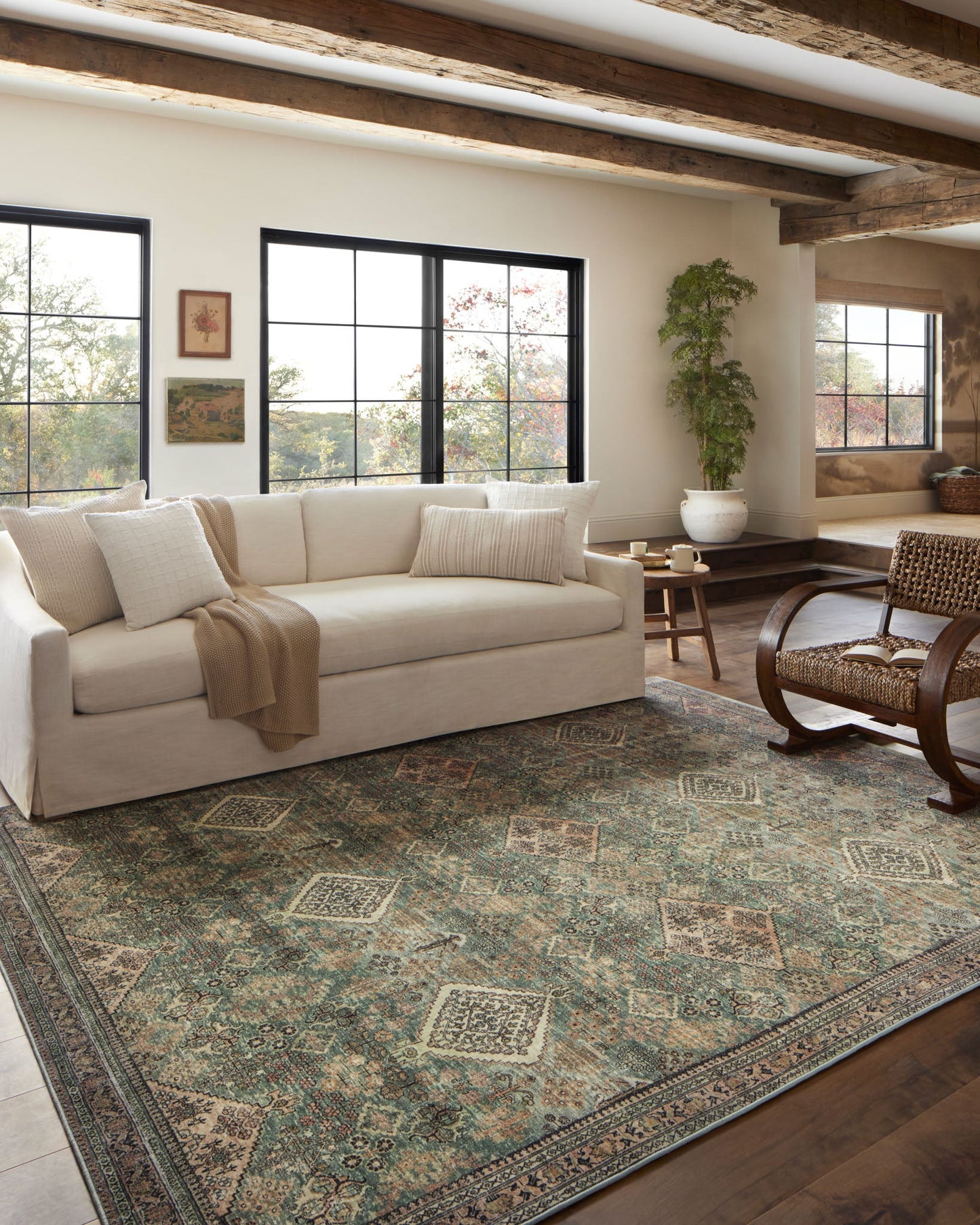 Sinclair Turquoise Multi Rug