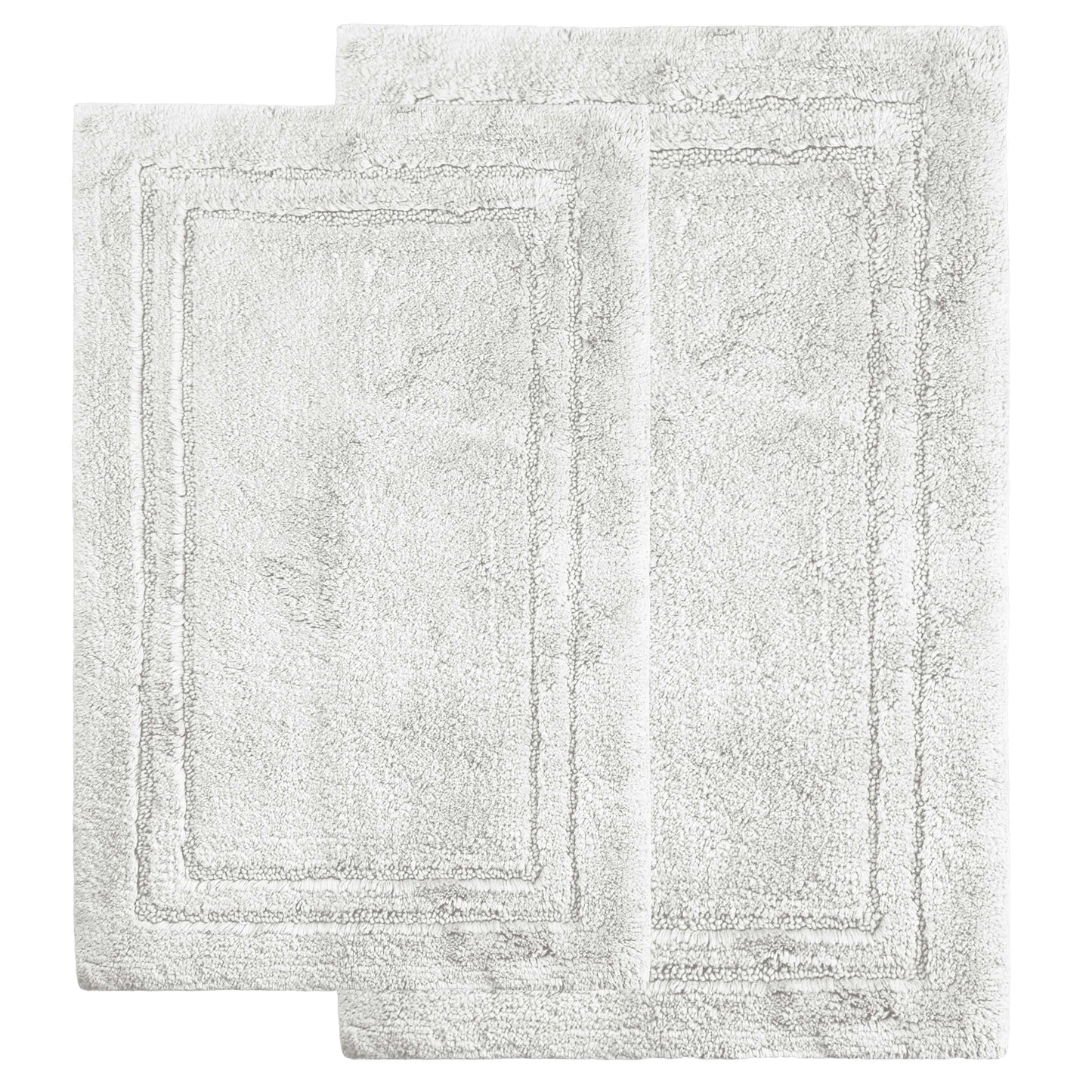 Cotton Non Slip 2 Piece Bath Rug Set