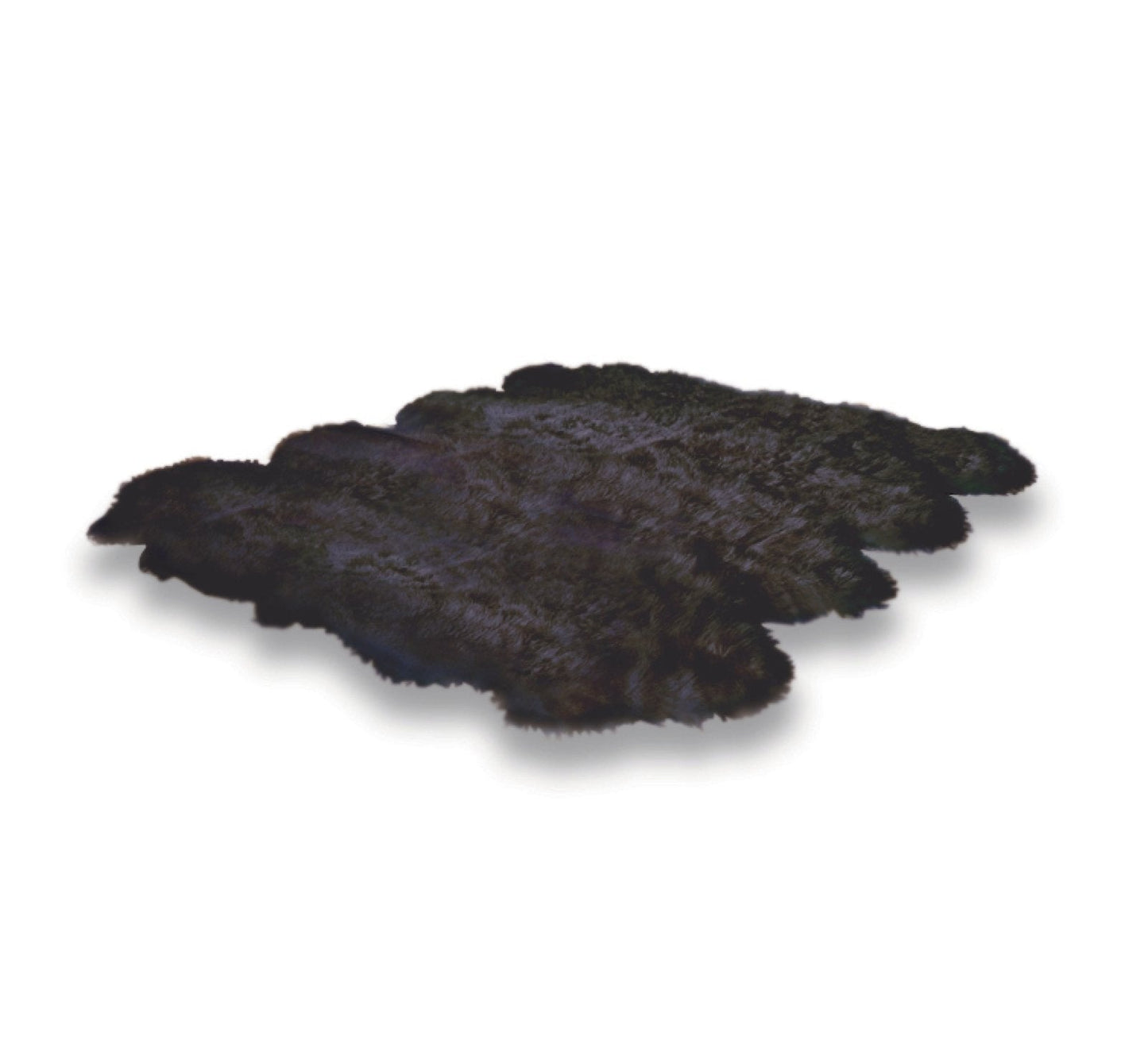 Bowron Sheepskins Longwool Black Sheepskin Rug