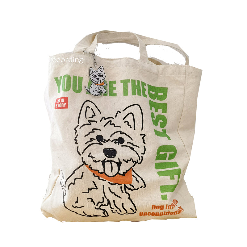 Design Hand Painted Dog Bag