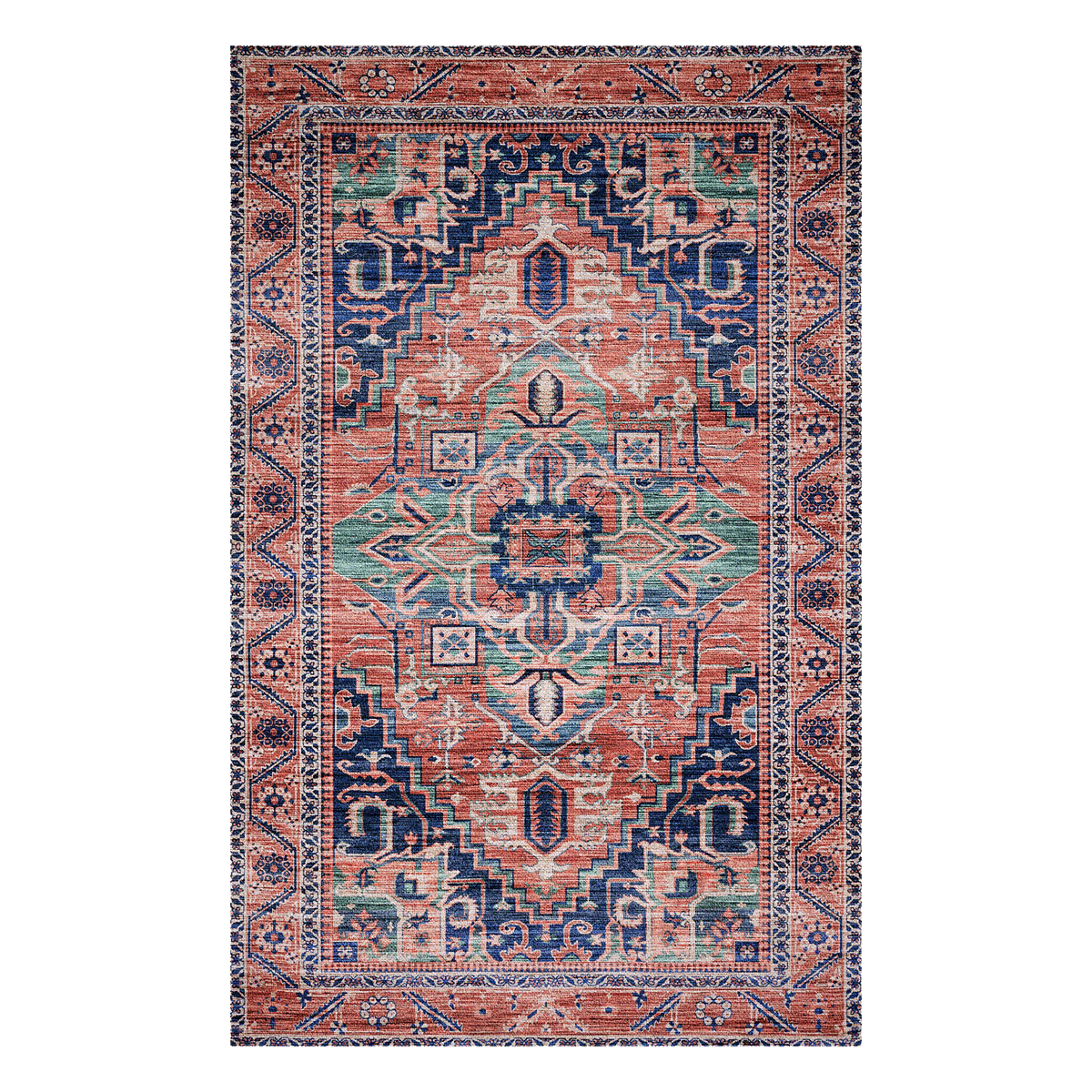 Cielo Coral Rug by Justina Blakeney® X Loloi 2'-3" x 4'-0" Loloi Rugs Rugs
