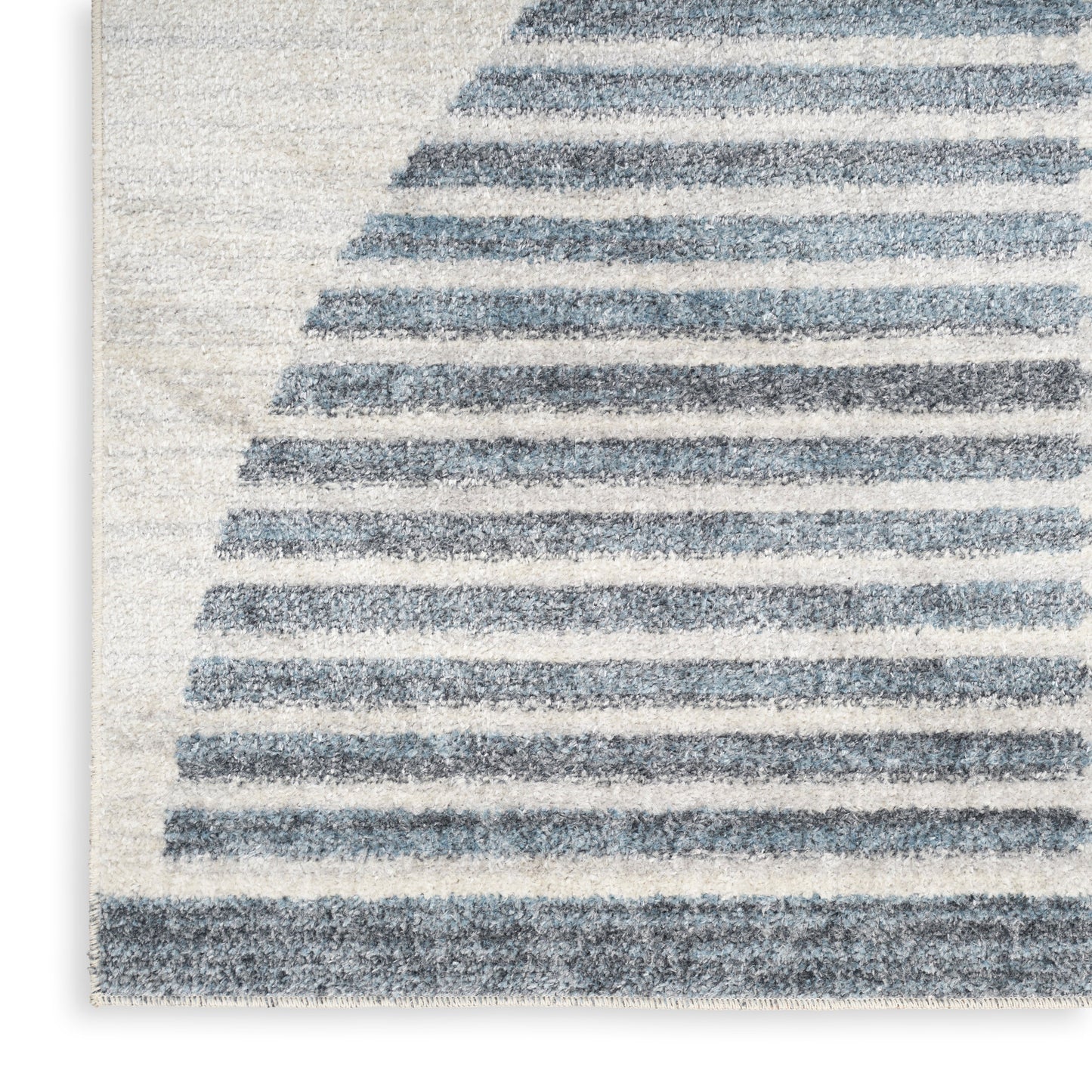 Astra Machine Washable Area Rug - Ivory Blue
