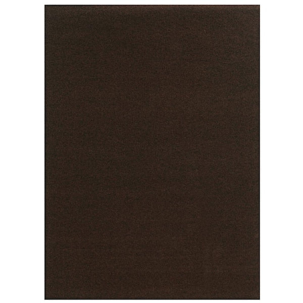 Area Rug Indoor/Outdoor Versatile Hobnail Chocolate 6 ft. x 8 ft.