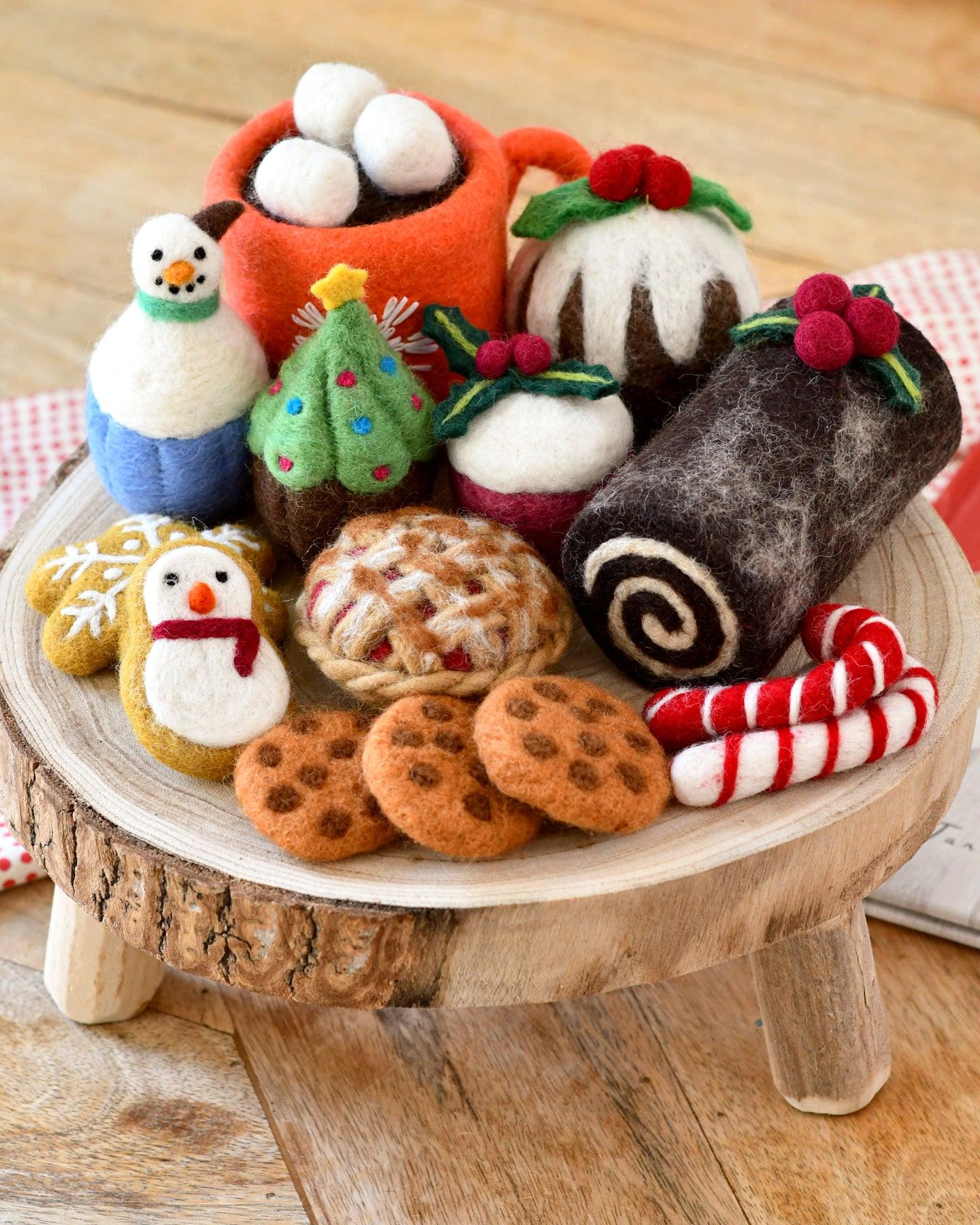 Christmas Felt Play Food Grazing Box (Set B)