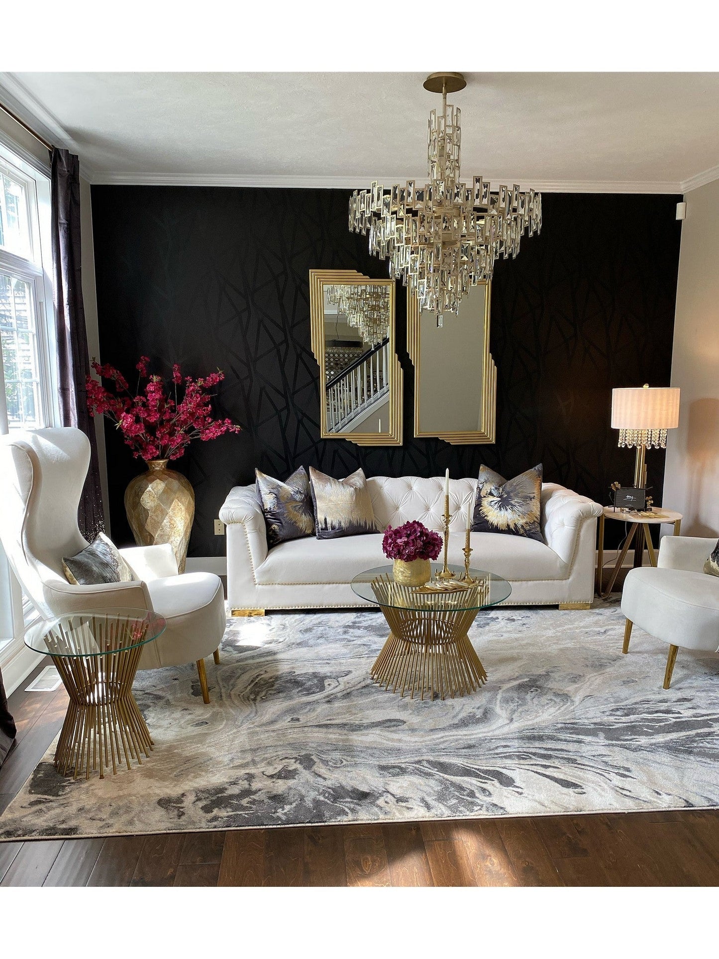 Elegance Area Rug - Charcoal/Grey/Beige (10 sizes)