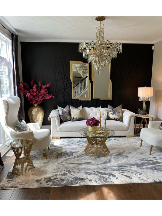 Elegance Area Rug - Charcoal/Grey/Beige (10 sizes)