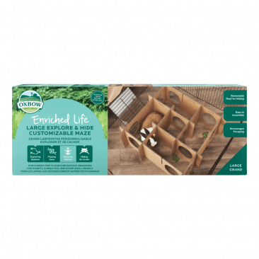 Oxbow Enriched Life - Large Size Explore & Hide Customizable Maze