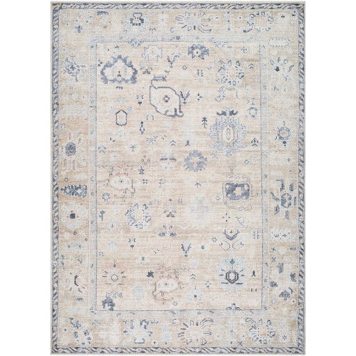 Marlon MLO-2306 Rug- Beige, Blue