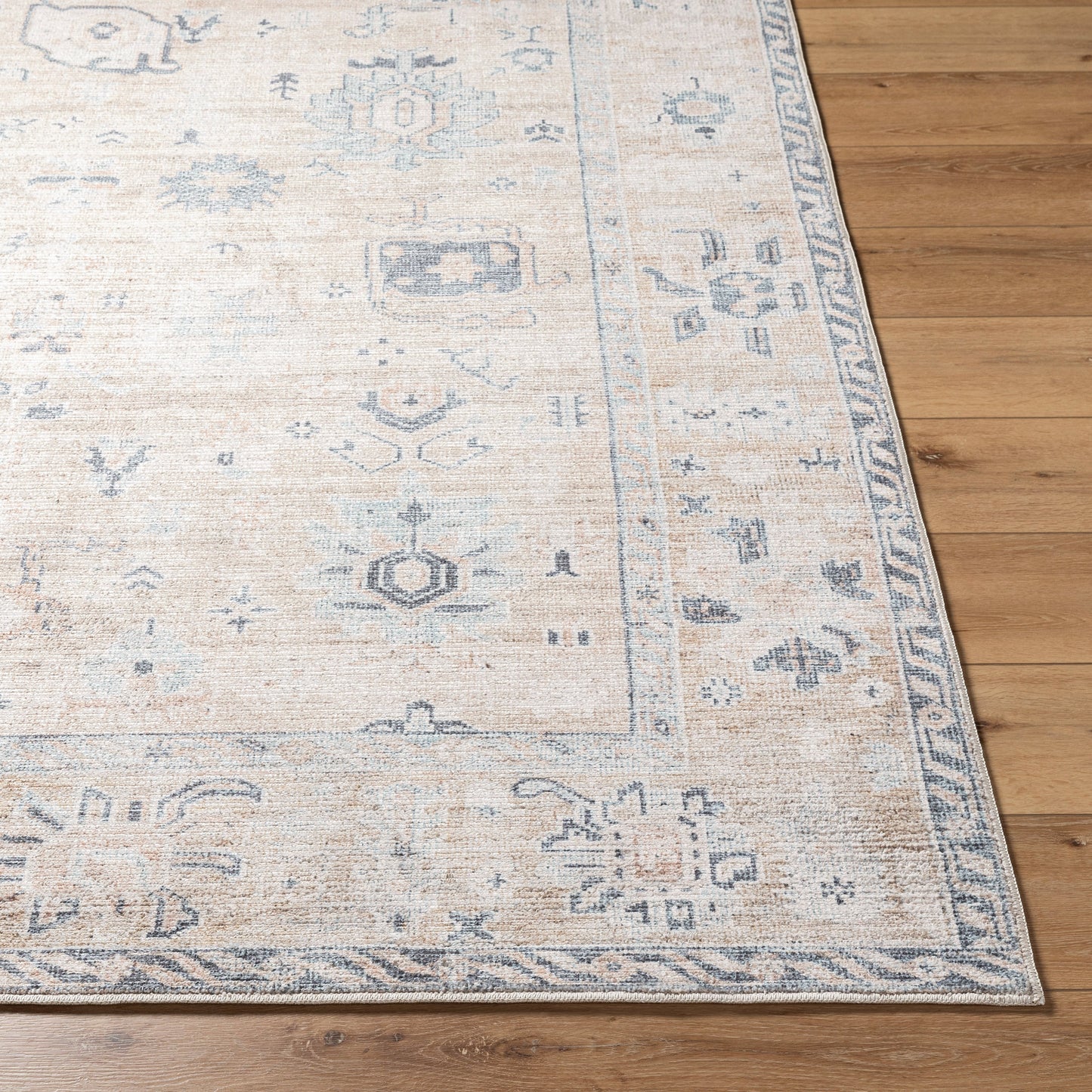 Marlon MLO-2306 Rug- Beige, Blue