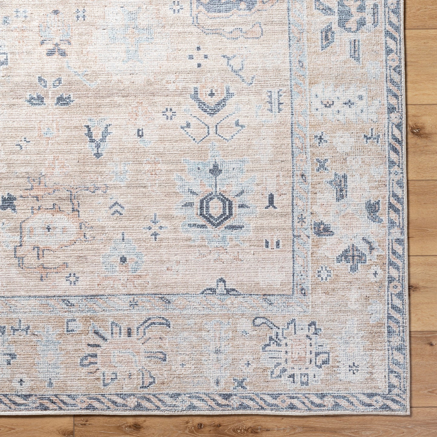 Marlon MLO-2306 Rug- Beige, Blue
