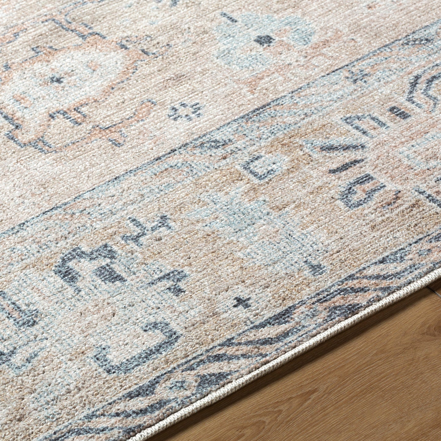 Marlon MLO-2306 Rug- Beige, Blue