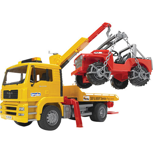 MAN TGA Tow Truck w/ Vehicle