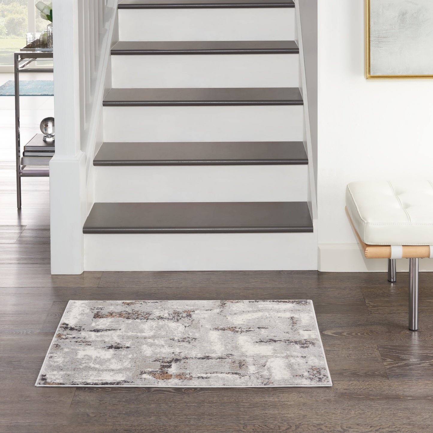 Elation Area Rug - Grey Ivory Style 1