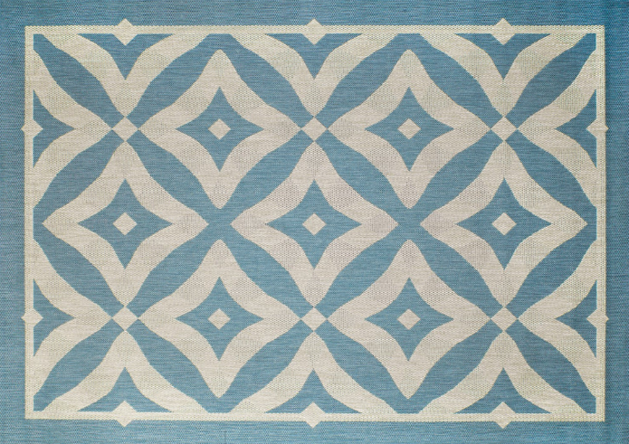 Treasure Garden 5x7 Charleston Spa Outdoor Rug