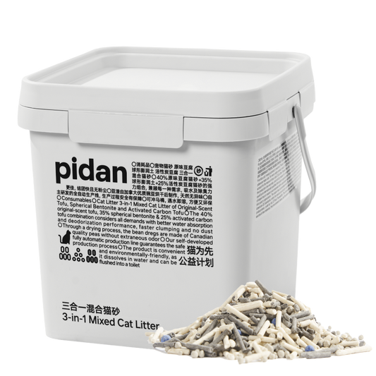 pidan 3-in-1 Mixed Cat Litter, Pail | 5.2 kg