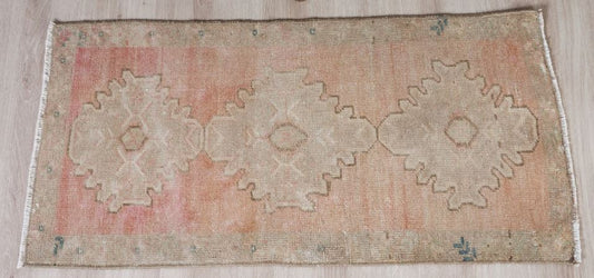 Vintage Handmade Turkish Rug