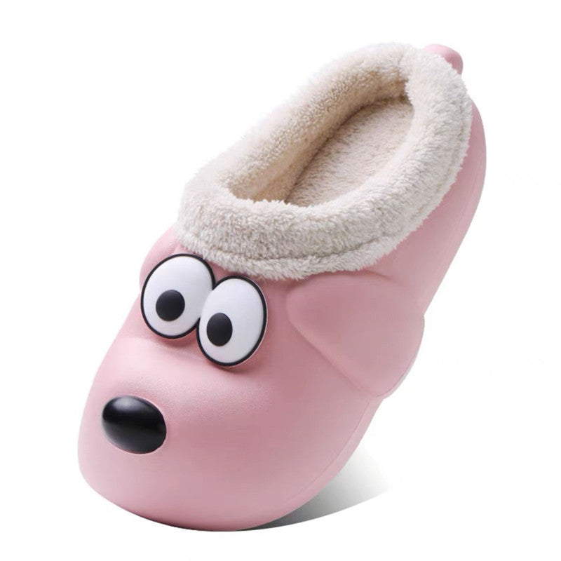Cute Dog Winter Slippers