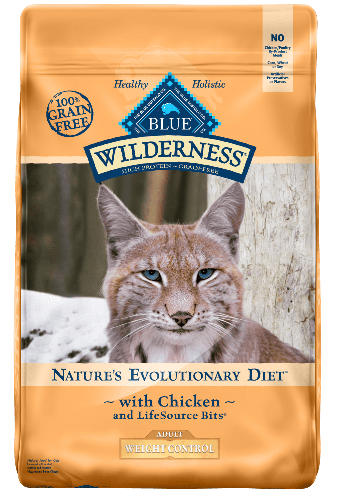 Blue Buffalo Wilderness Grain Free Weight Control Chicken Recipe Dry Cat Food