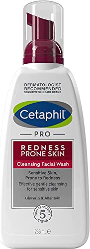 Cetaphil Face Wash, 236ml, PRO Cleansing Facial Wash, For Sensitive & Redness Prone Skin