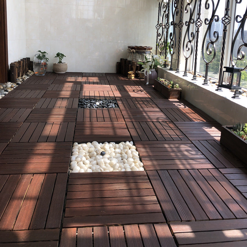 Outdoor mosaic carpet