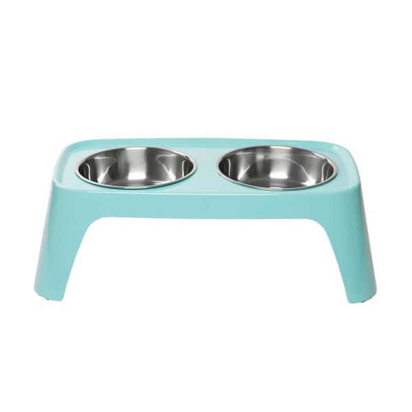 Totally Pooched Elevated Dish with Stainless Bowls