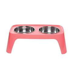 Totally Pooched Elevated Dish with Stainless Bowls