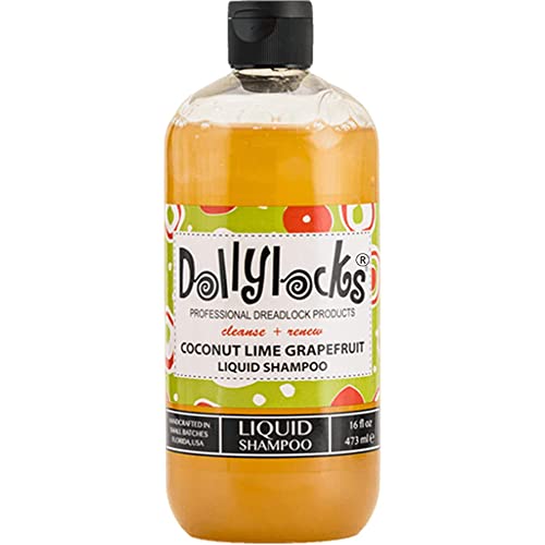 Clarifying Shampoo for Build Up - Detox Shampoo for Men and Women - Dreadlock Shampoo with Jojoba Oil & Rosemary Oil for Hair Growth - Anti Residue Shampoo for All Hair Types Coconut Lime Grape Fruit