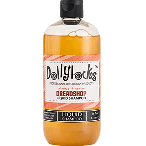 Clarifying Shampoo for Build Up - Detox Shampoo for Men and Women - Dreadlock Shampoo with Jojoba Oil & Rosemary Oil for Hair Growth - Anti Residue Shampoo for All Hair Types - Dreadshop 16oz