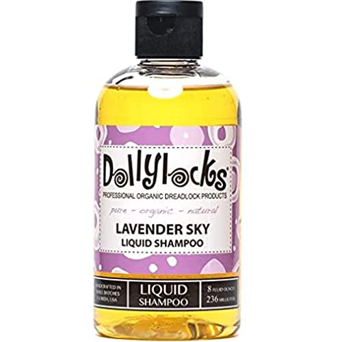 Clarifying Shampoo for Build Up - Professional Dreadlock Shampoo for Men and Women - Detox Shampoo for Locs - Anti Residue Shampoo Clarifying for Scalp Detox - Loc Shampoo - Lavender Sky 8oz