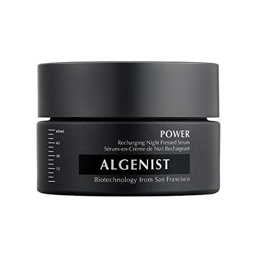 Algenist POWER Recharging Night Pressed Serum - Overnight Treatment to Refine Dull, Uneven Texture with Algae, Collagen & Coconut Water - Non-Comedogenic & Hypoallergenic