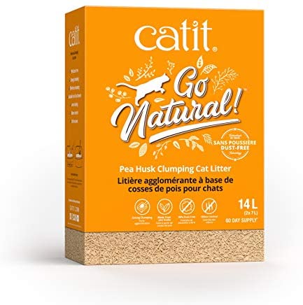 Catit Go Natural Pea Husk Litter 14L