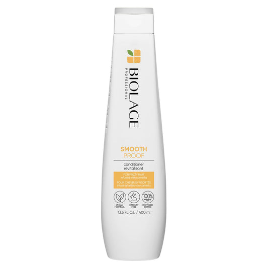 Biolage Smooth Proof Conditioner | Provides Humidity Control & Anti-Frizz Smoothness | For Frizzy Hair | Paraben & Silicone-Free | Veganâ€�?| 13.5 Fl. Oz