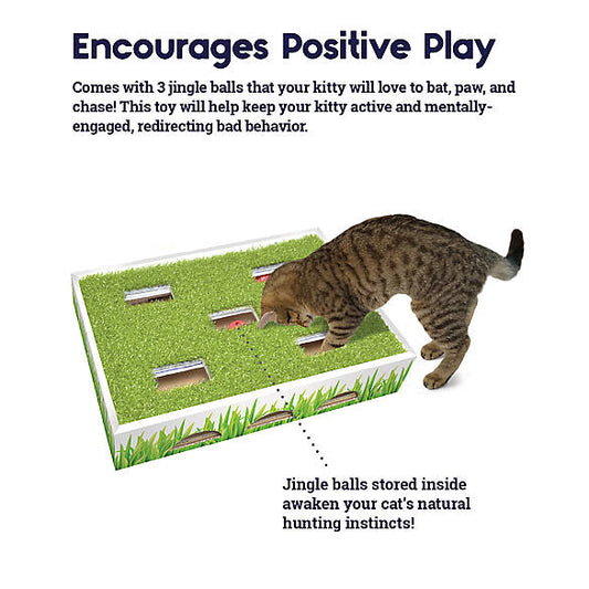 Catstages Grass Patch Hunting Box Cat Toy