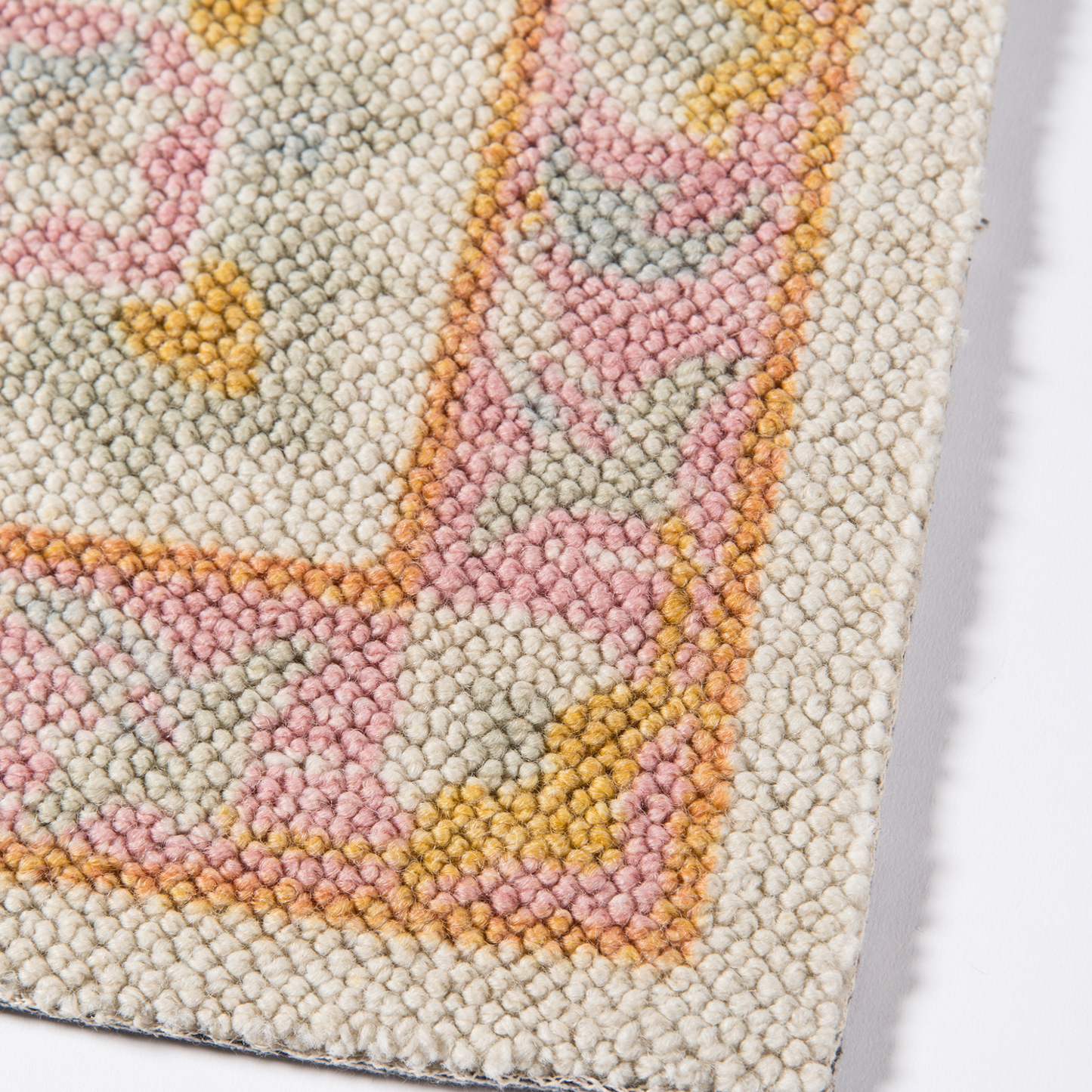 Ana Pink Wool Area Rug