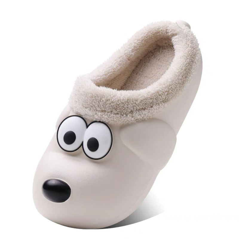 Cute Dog Winter Slippers